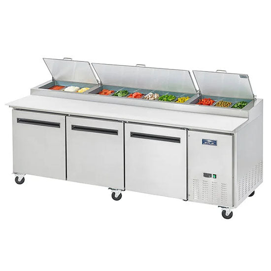 Arctic Air APP94R THREE DOOR PIZZA PREP TABLE – 94″