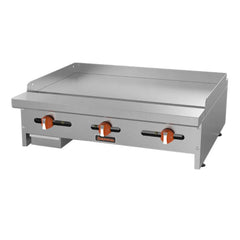 Sierra Range SRMG-36 36" Gas Griddle w/ Manual Controls - 3/4" Steel Plate, Convertible