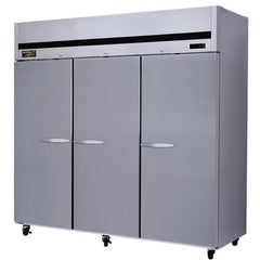 Kool-It KTSF-3 81" Three Section Reach In Freezer - (3) Solid Doors, 115v