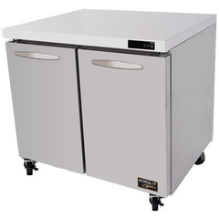 Kool-It KUCF-36-2 36 2/5"W Undercounter Freezer w/ (2) Sections & (2) Left/Right Hinge Doors, 115v