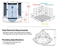 Maya Bath Platinum Superior Steam Shower Big Box Avenue