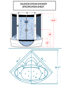 Maya Bath Valencia Steam Shower Big Box Avenue